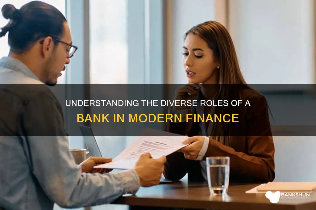 what are the roles of a bank