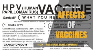 Understanding Vaccine Side Effects: Risks, Symptoms, and Safety Measures