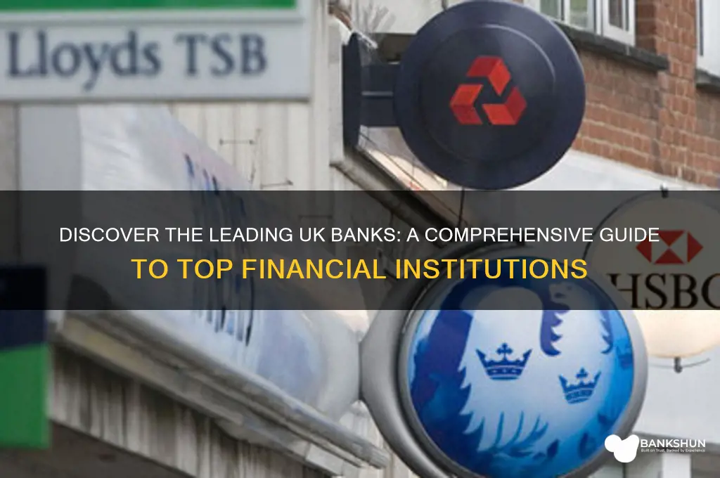 what are the top banks in uk