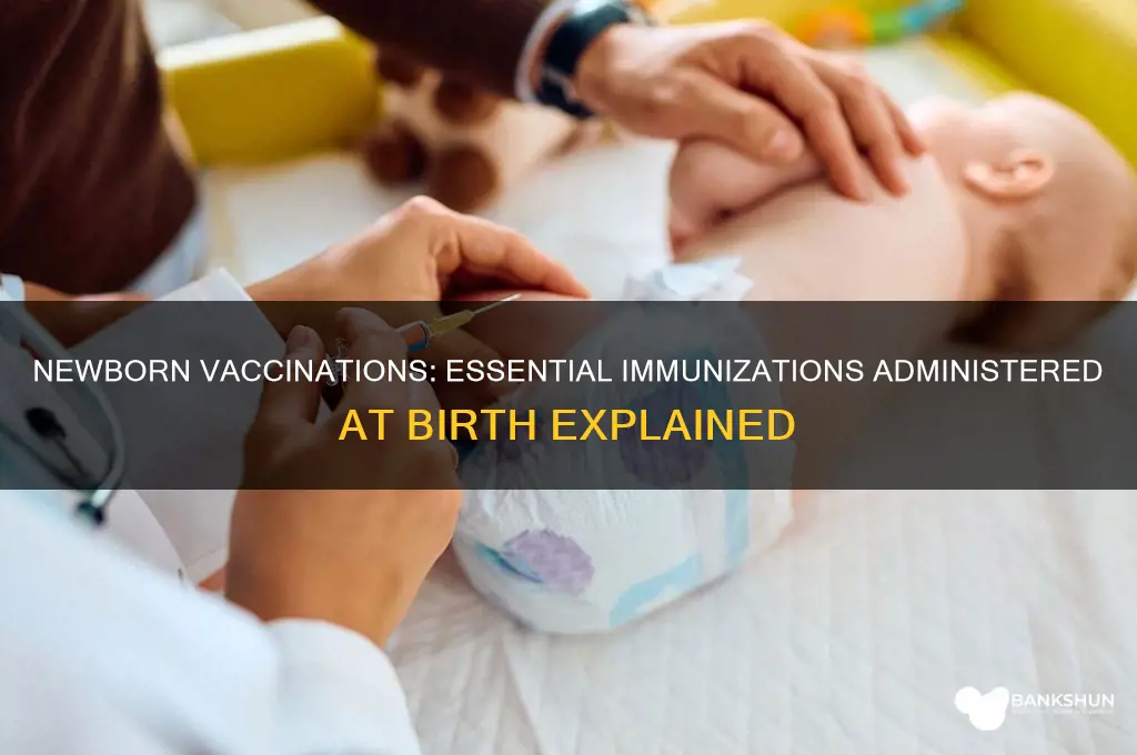 what are you vaccinated against at birth