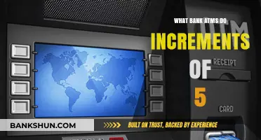 Which Bank ATMs Dispense Cash in $5 Increments?