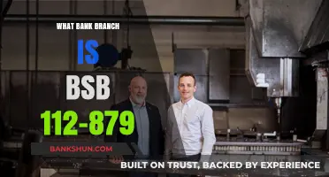 Locate the Bank Branch for BSB 112-879: A Quick Guide