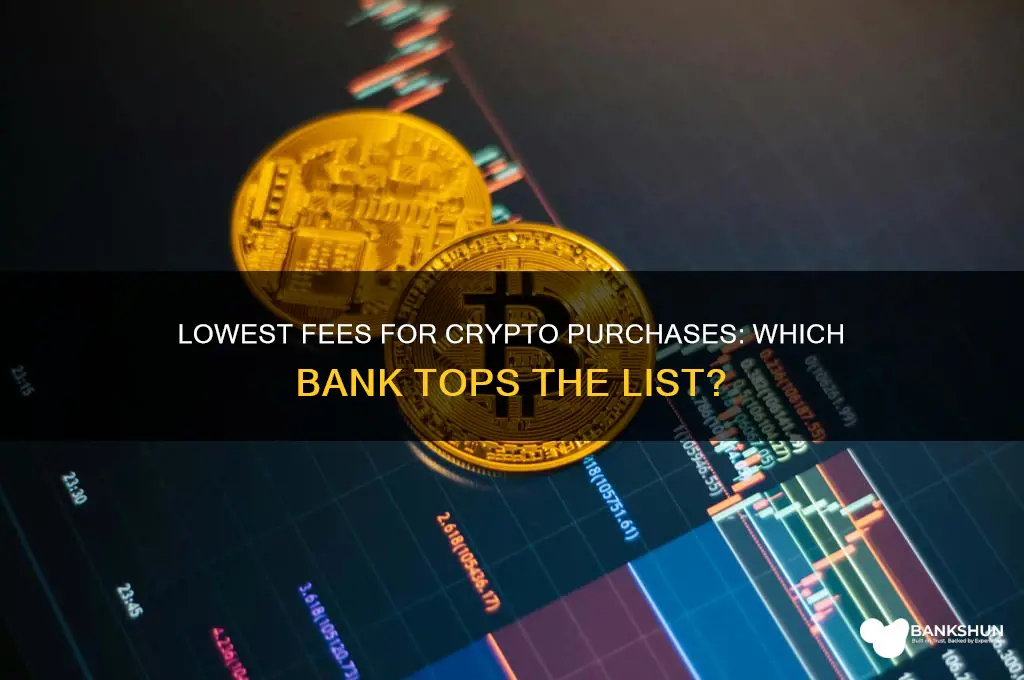 what bank charges less to purchase cryptocurrency