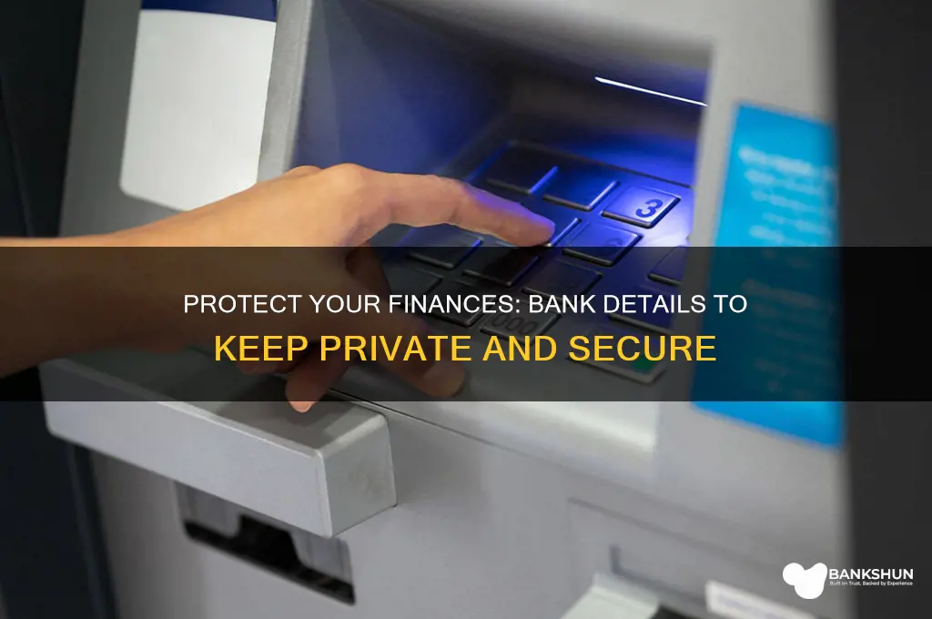 what bank details not to give out