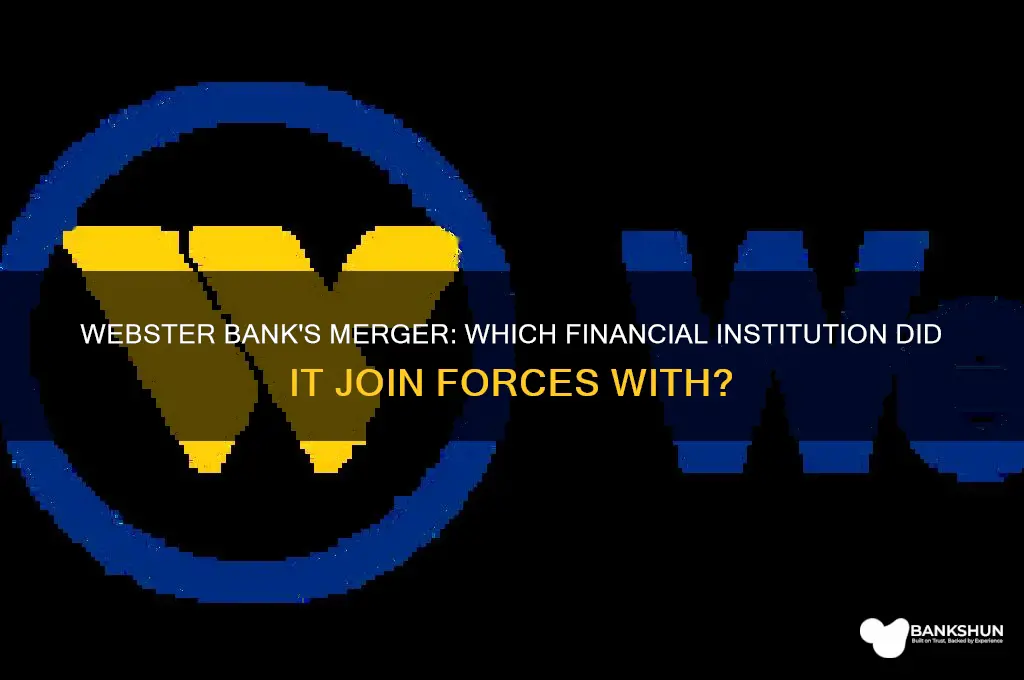 what bank did webster bank merge with