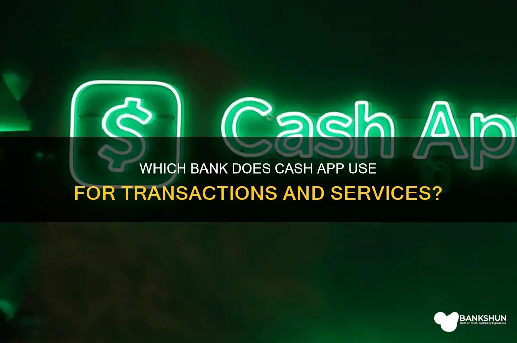 what bank does cash app bank through