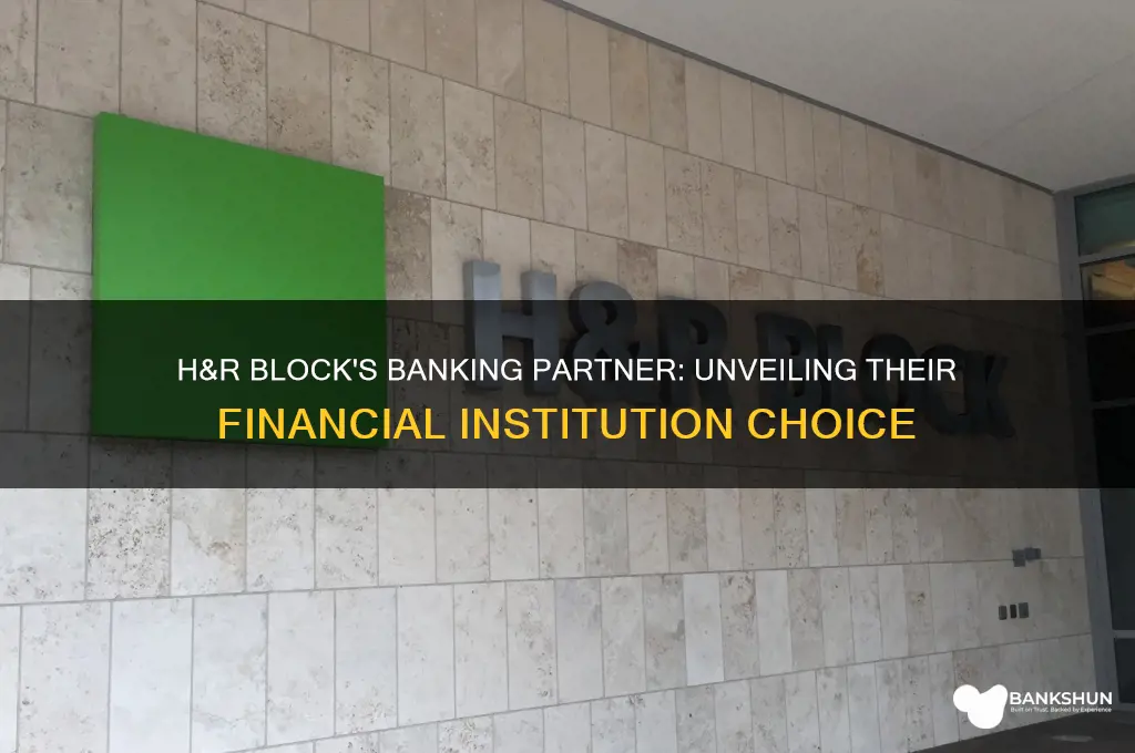 what bank does h&r block have