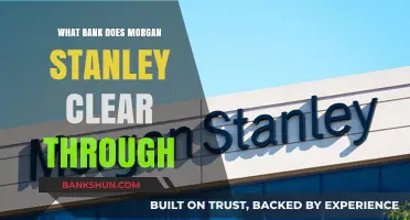 Which Bank Processes Morgan Stanley's Transactions: A Clearinghouse Revealed