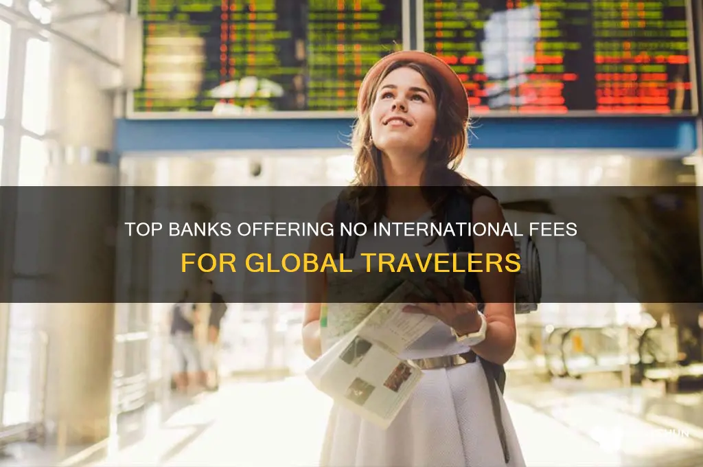 what bank does not charge international fees