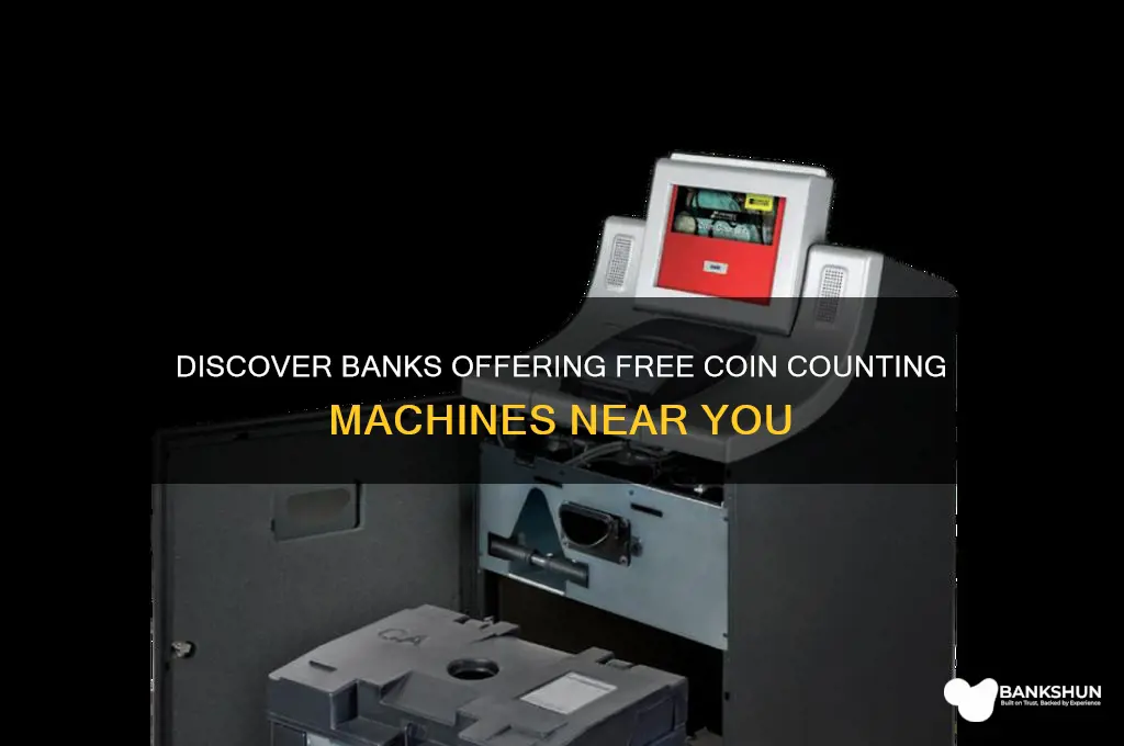 what bank has a free coin machine