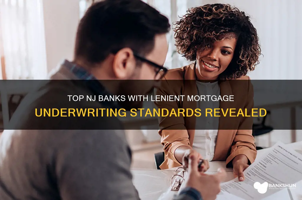 what bank has lenient mortgage underwriting nj