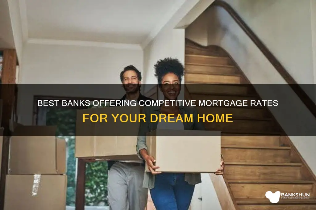 what bank has mortgage for a house
