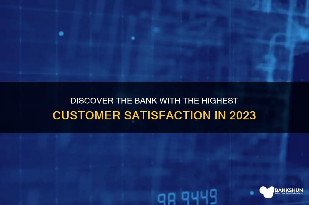 what bank has the highest customer satisfaction