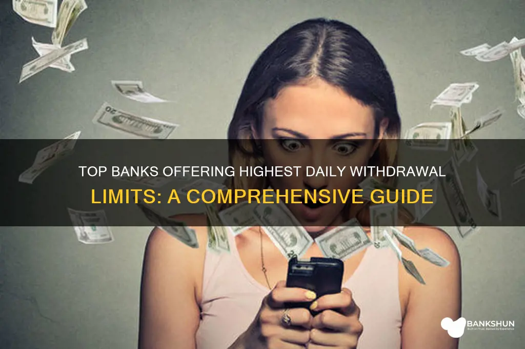 what bank has the highest withdrawal limit