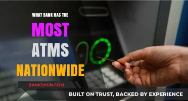 Which Bank Dominates the Nation with the Most ATMs?