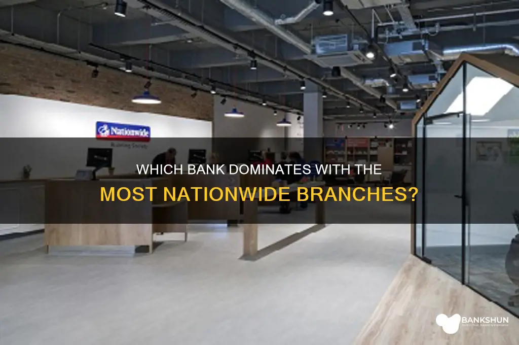 what bank has the most branches nationwide