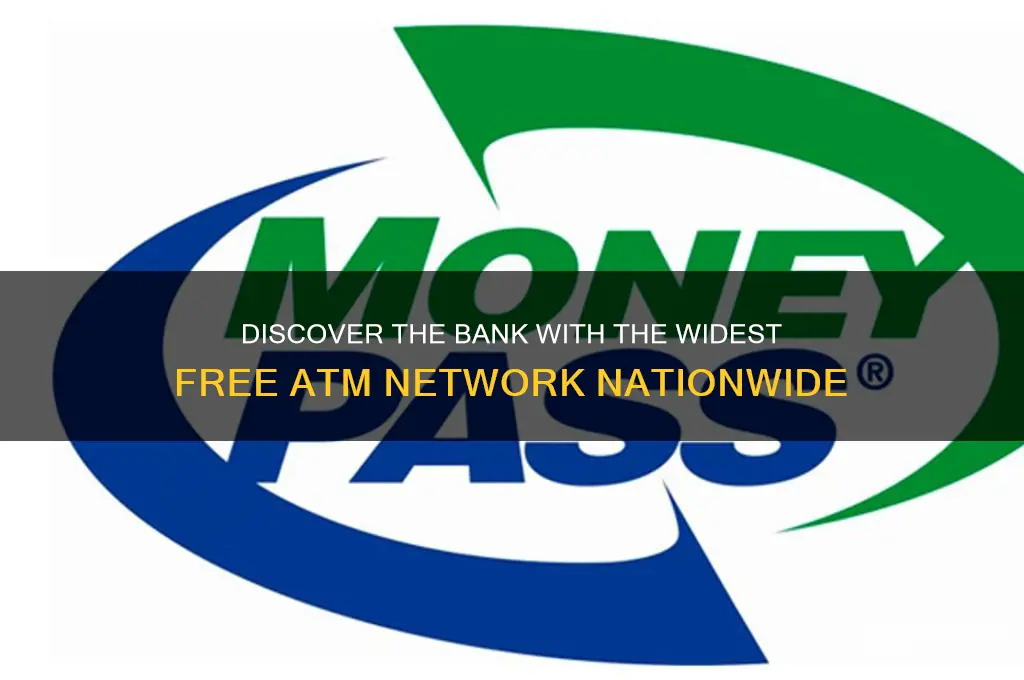 what bank has the most free atms