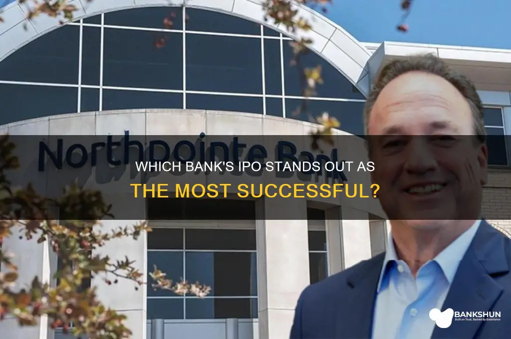 what bank has the most successful ipo