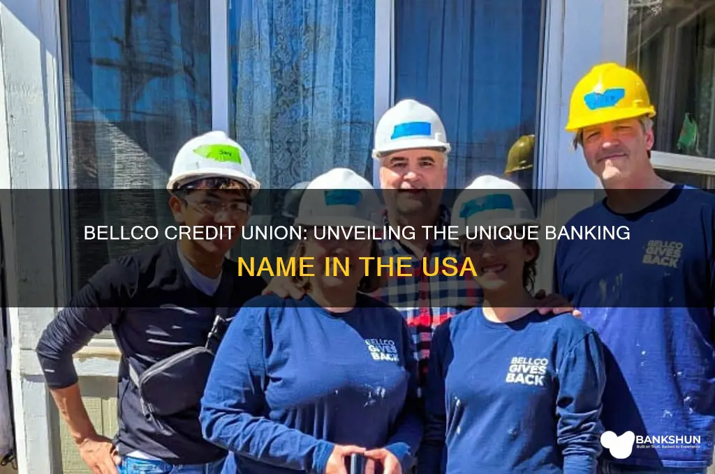 what bank in usa is called bellco