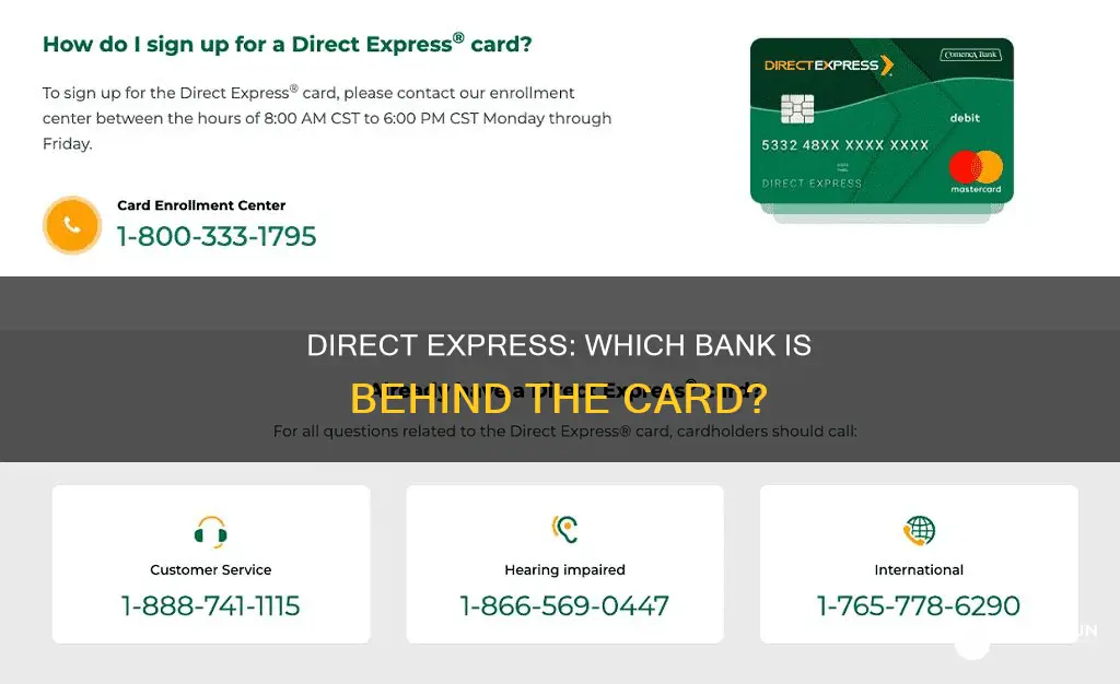 what bank is associated with direct express