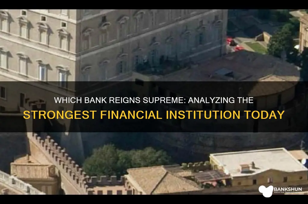 what bank is considered the strongest financially