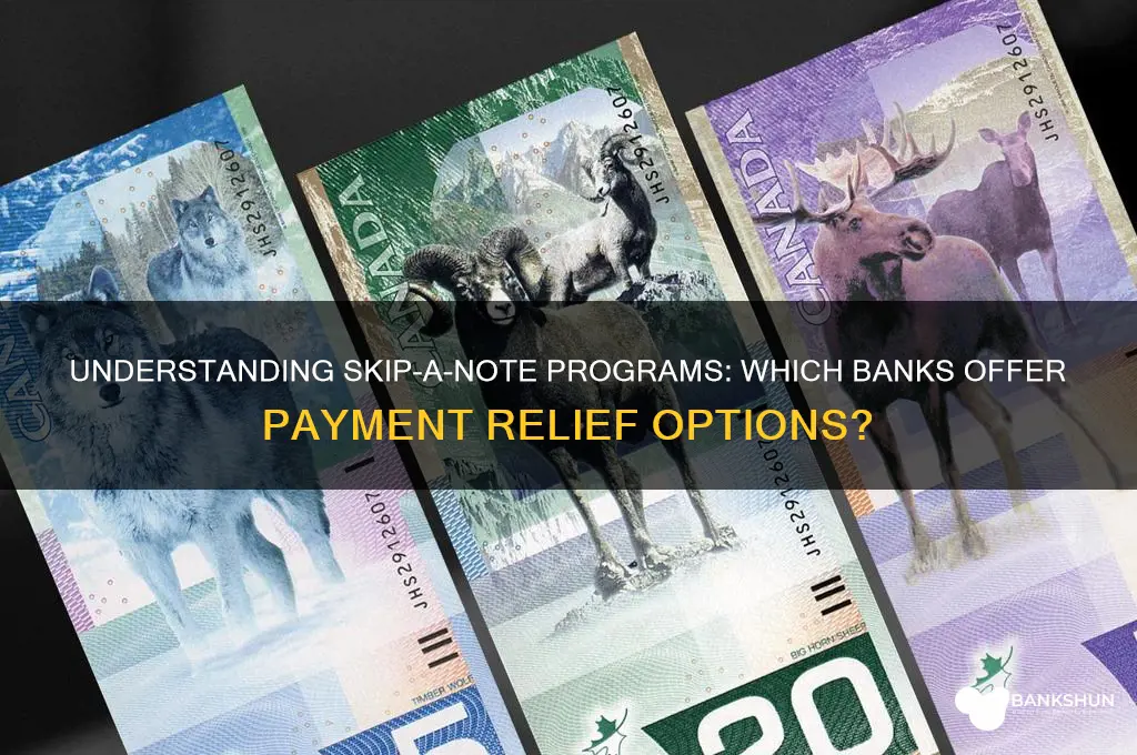 what bank is doing skip a note