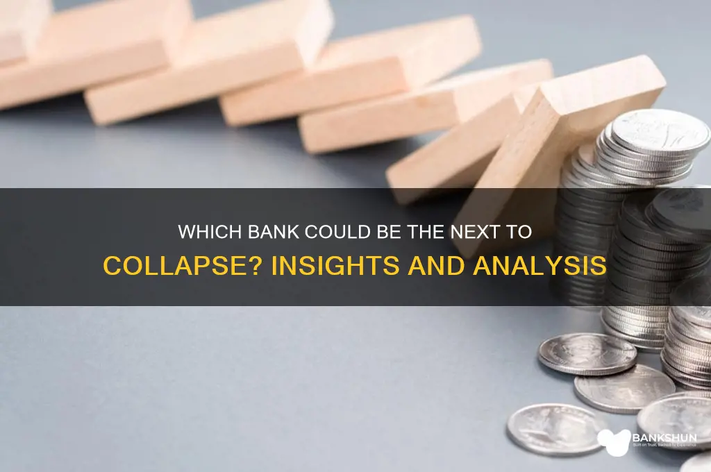 what bank is going to collapse next
