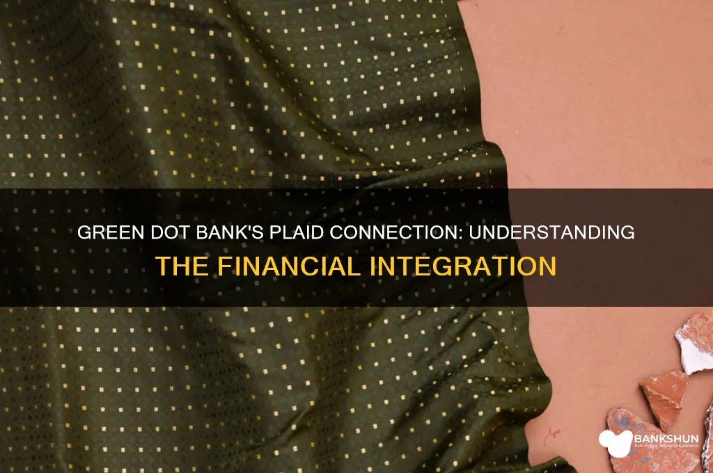 what bank is green dot on plaid