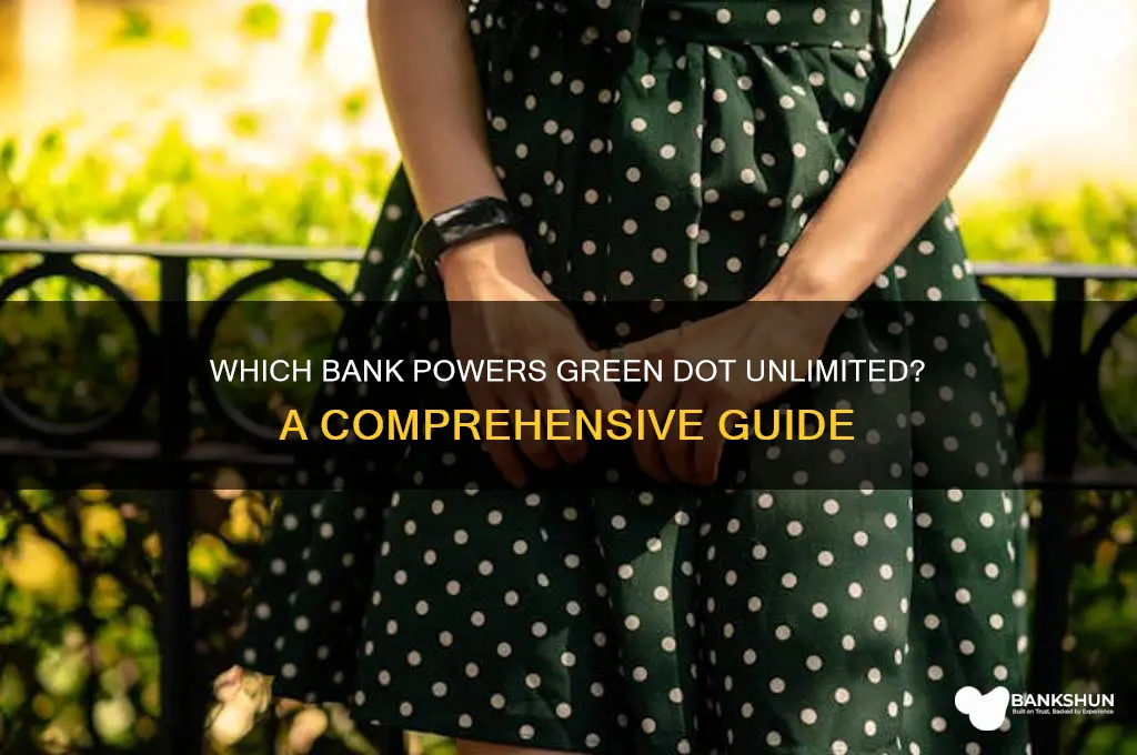 what bank is green dot unlimited with
