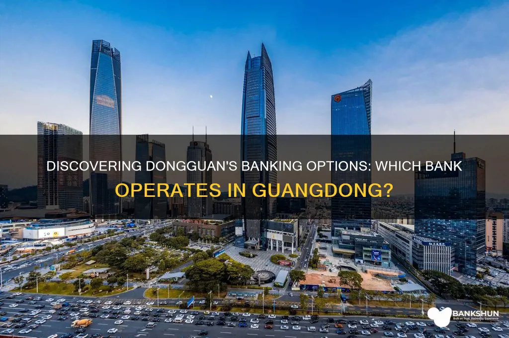 what bank is in dong guan guangdong