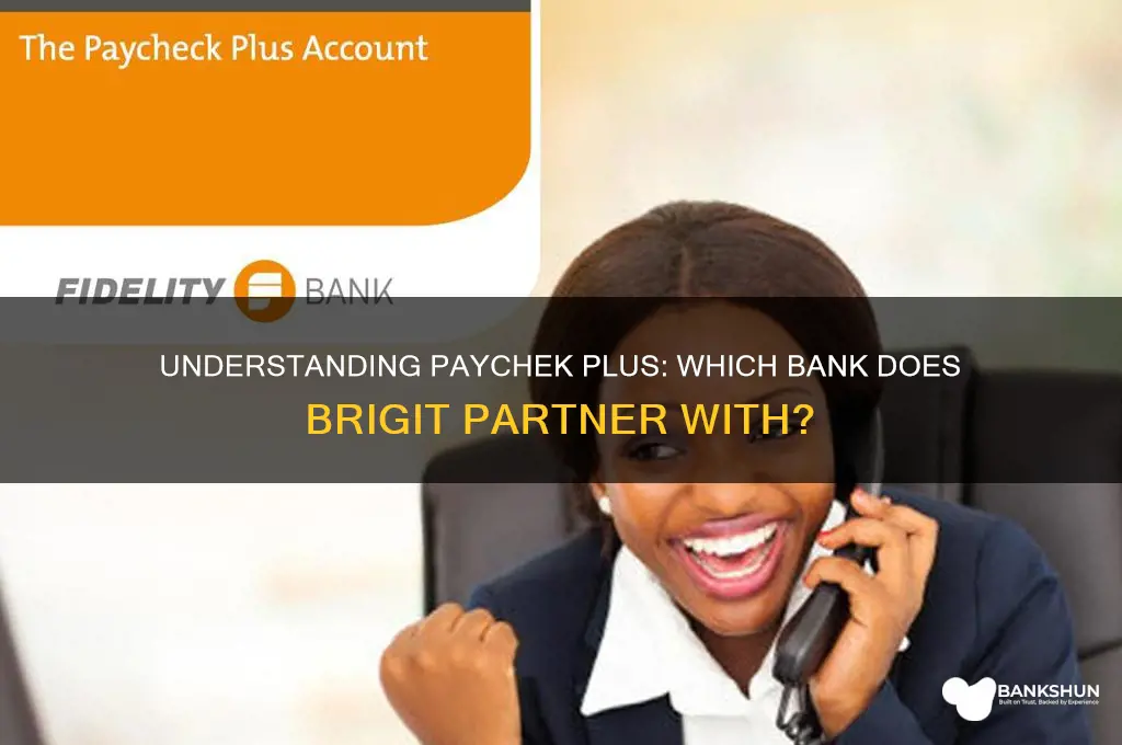 what bank is paychek plus in brigit