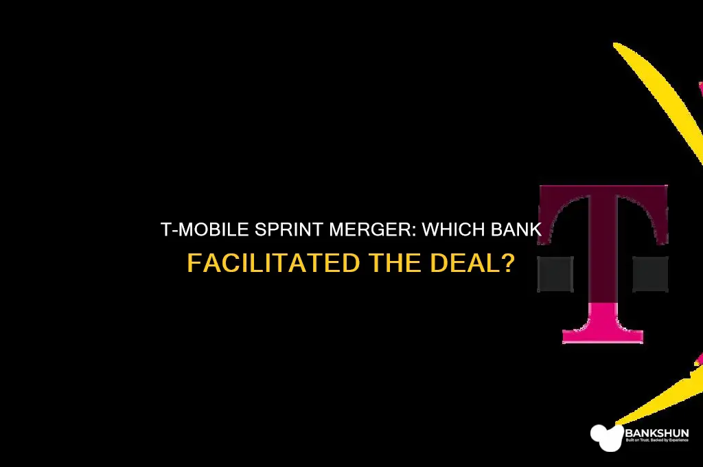 what bank is t mobile sprint merger