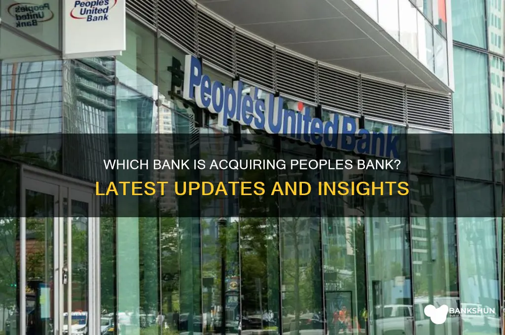 what bank is taking over peoples bank