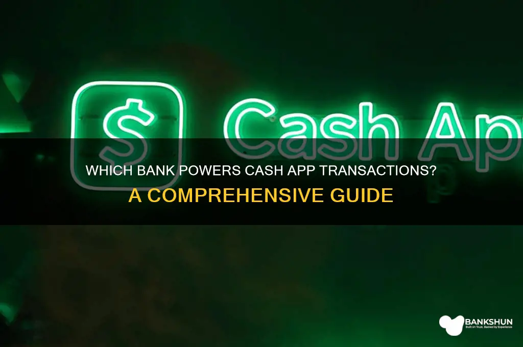 what bank is the cash app thriugh