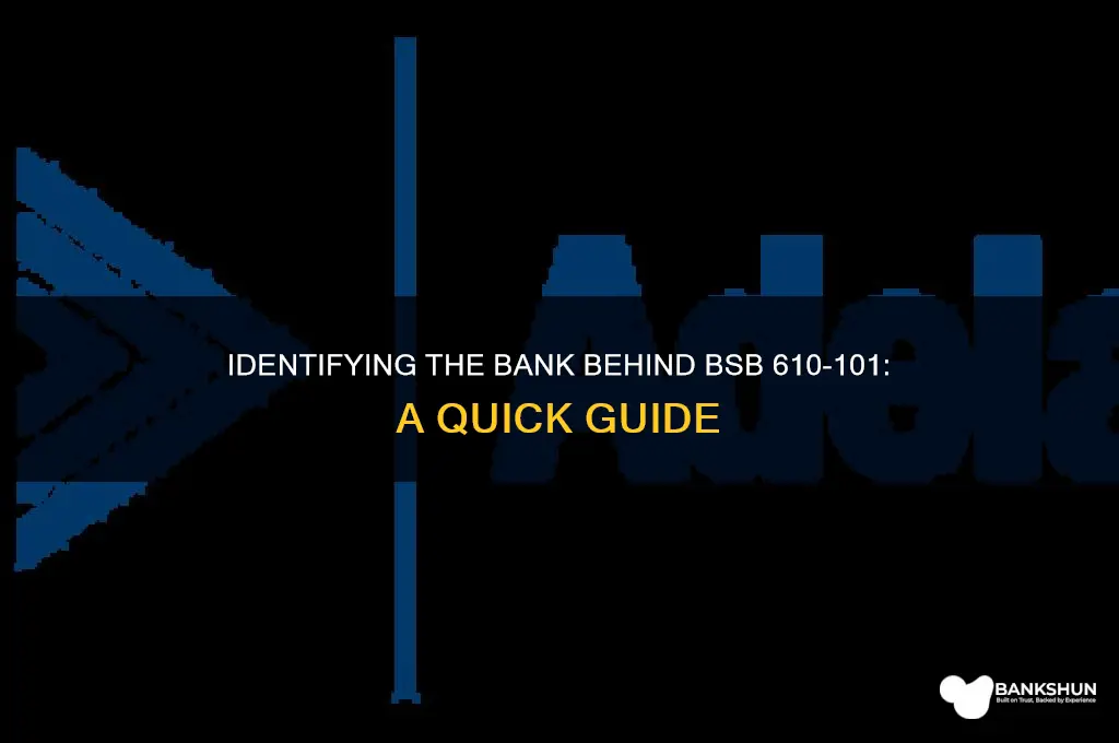 what bank is this bsb 610-101
