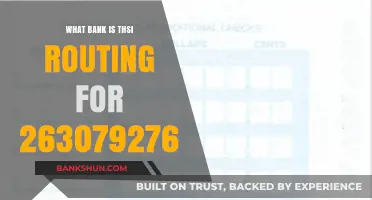 Unveiling the Bank Behind Routing Number 263079276: A Comprehensive Guide