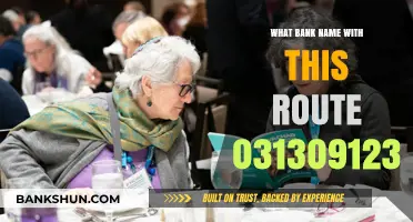 Unveiling the Bank Name Linked to Routing Number 031309123