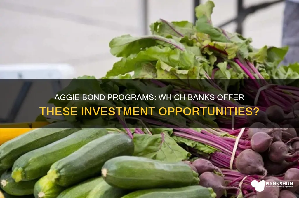 what bank offer an aggie bond programs