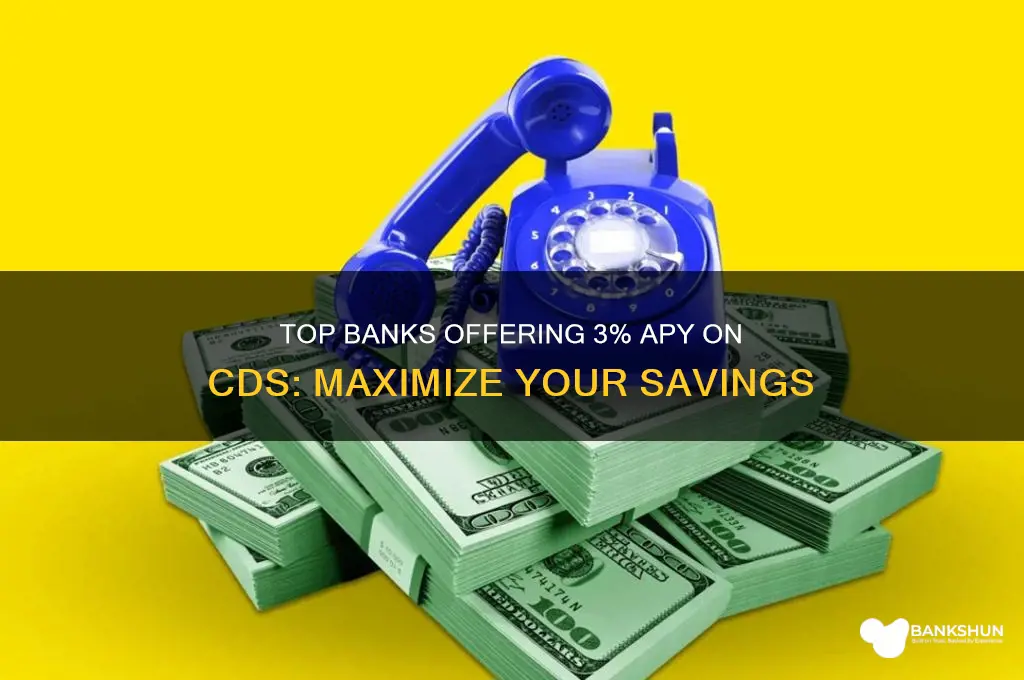 what bank pays 3percent on a cd