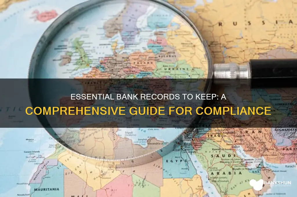 what bank records need to be kept
