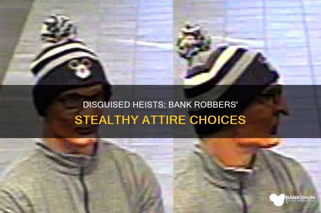 what bank robbers might wear 2 words