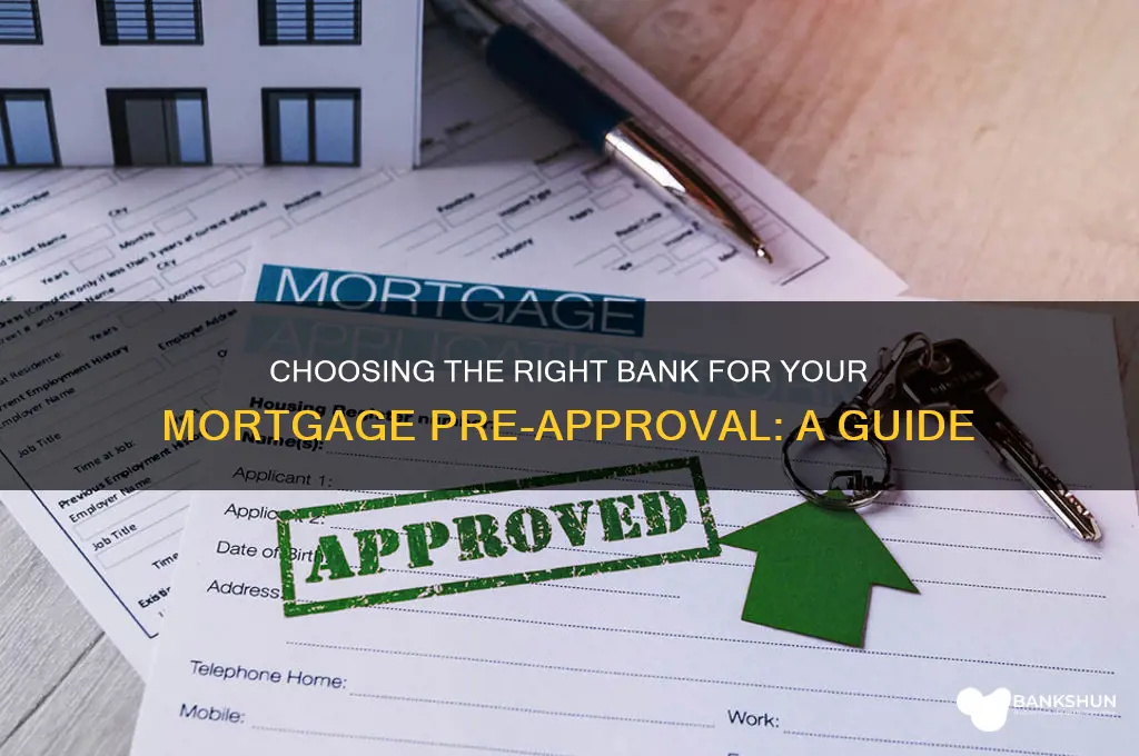 what bank to apply for pre approval