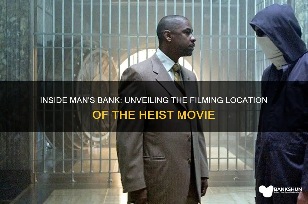 what bank was inside man filmed in