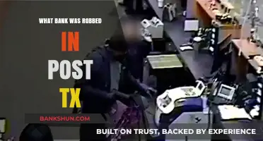 Unveiling the Post, TX Bank Heist: Which Financial Institution Was Robbed?