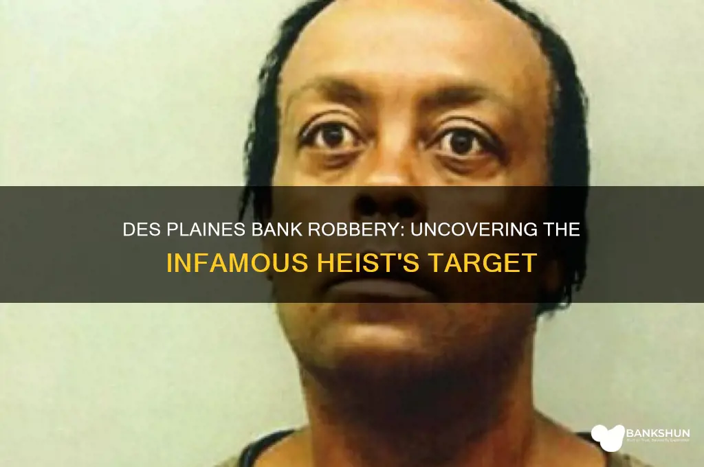 what bank was robbery in des plaines