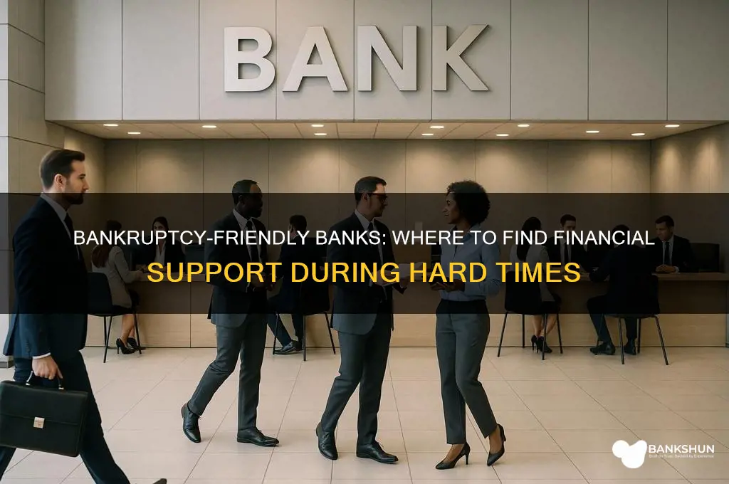 what banks accept people going through bankruptcy