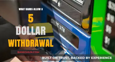 Banks Offering $5 Withdrawals: A Comprehensive Guide to Low-Balance Access