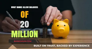 Banks Accepting $20 Million Balances: Top Financial Institutions Revealed