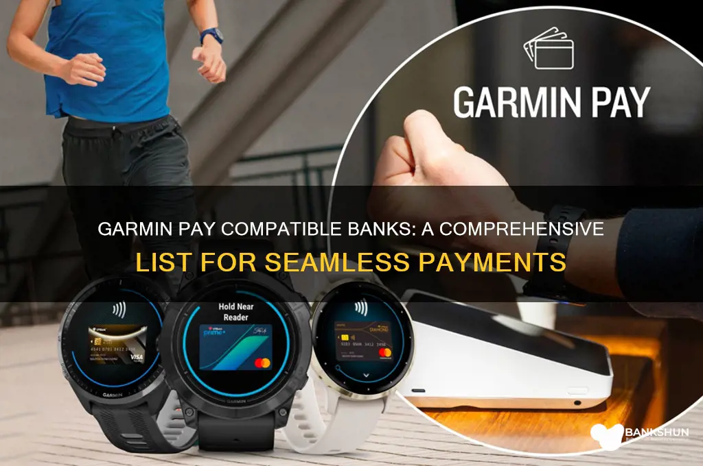 what banks are compatible with garmin pay