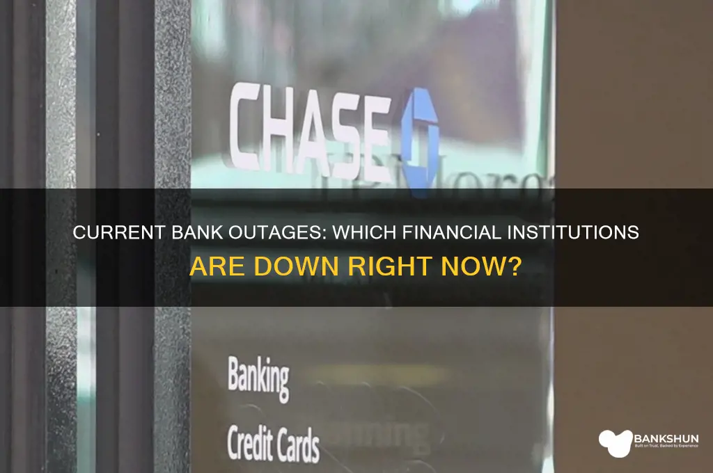 what banks are down at the moment